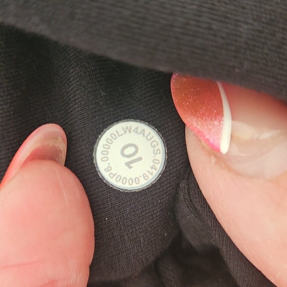 LULULEMON Coast Easy Wrap Black size 10 - Picture 3 of 7